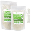 XPRS Nutra Vegan Size 1 Premium Empty Capsules - Separated in Bags