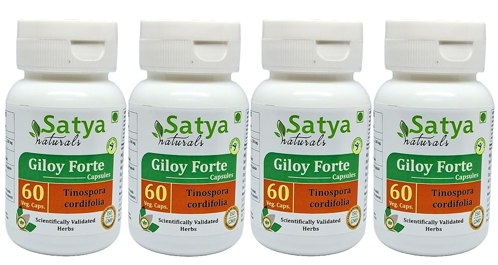 Satya Naturals Giloy Forte Capsules 500 mg. 60 Veg. Capsule