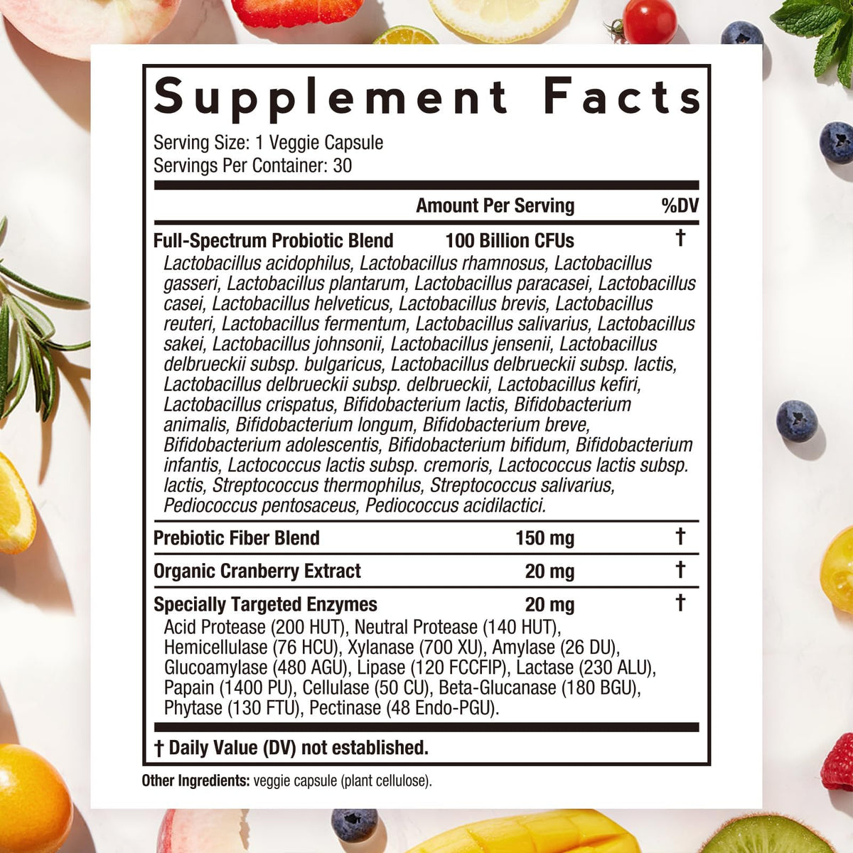 Doctor's Recipes Probiotics for Women 100 Billion CFU - 30 Capsules - image 2