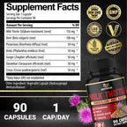 BMVINVOL Milk Thistle Capsules with 7 Herbs - 90 Capsules - image 2