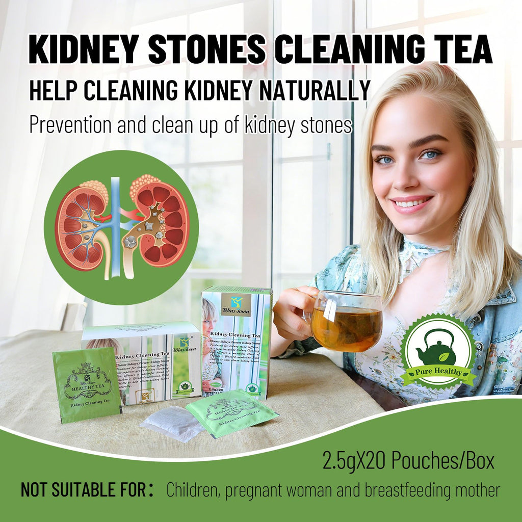 Wins Town Kidney Cleaning Tea TCM Herbal Blend - 20 Teabags - image 2