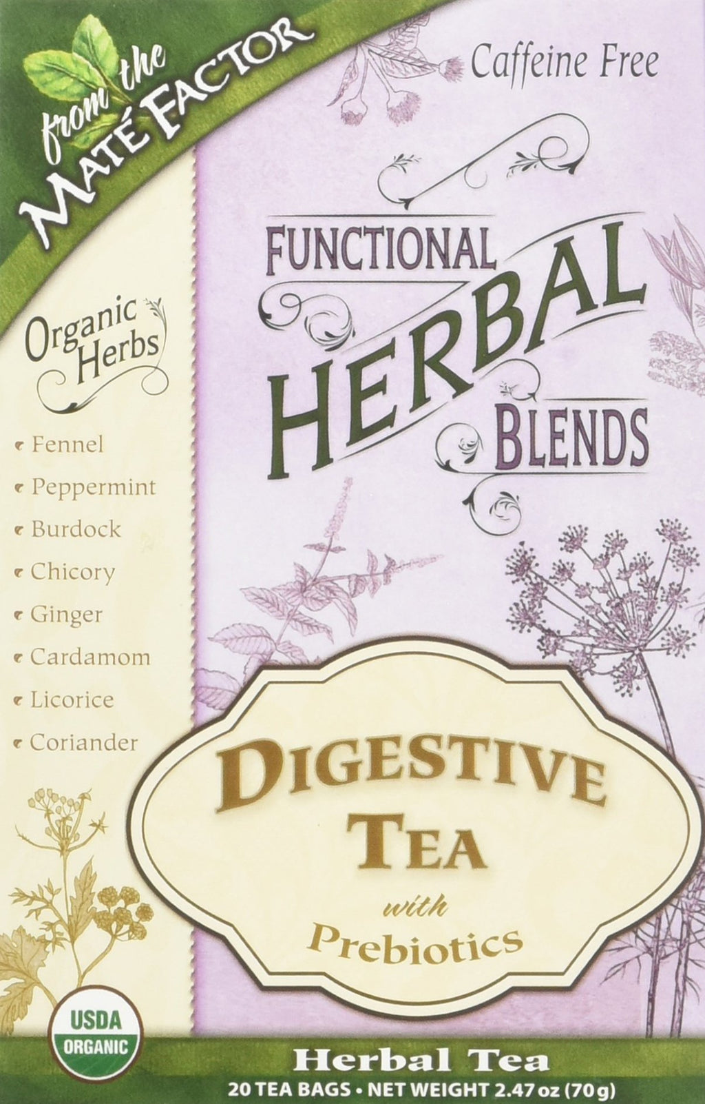 Maté Factor Mate Factor Functional Herbal Blends Tea With 20 Bag ' S