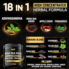 NUQIIT Organic Ashwagandha Capsules with Sea Moss & Apple Cider Vinegar - image 3