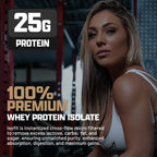 Nutrex Research IsoFit Whey Protein Powder Instantized 100% Whey