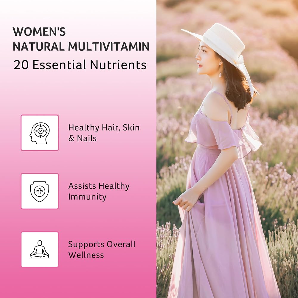 Nature's Evergreen Women's Multivitamin with 20+ Vitamins - 120 Capsules - image 3