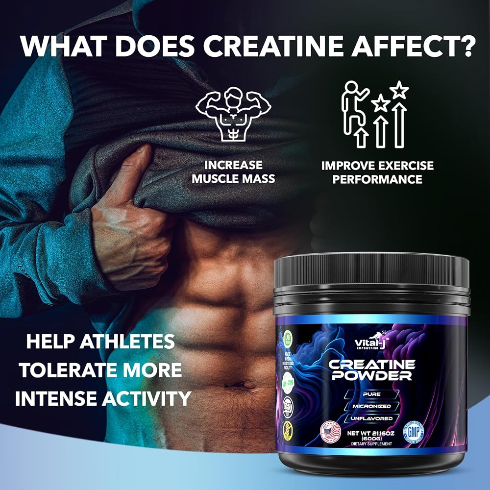 Vital-J Empowering Creatine Monohydrate Powder - 120 Servings - image 5