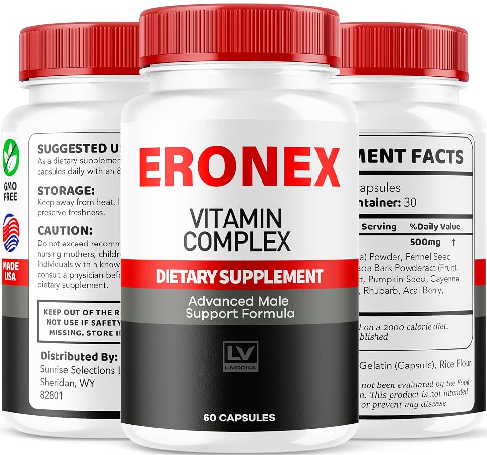 LIVORKA Eronex Vitamin Complex Pills - 60 Capsules - image 8