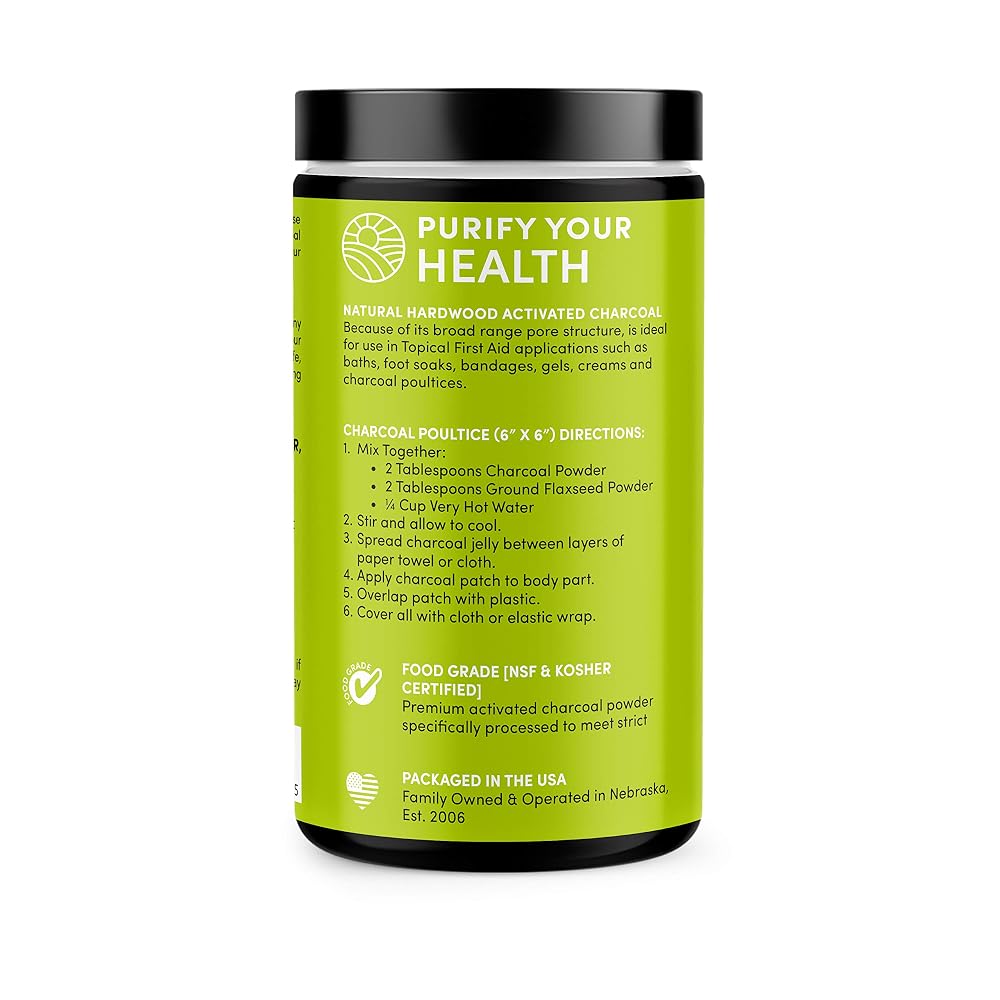 Charcoal House Hardwood Activated Charcoal Powder - 10oz - image 2