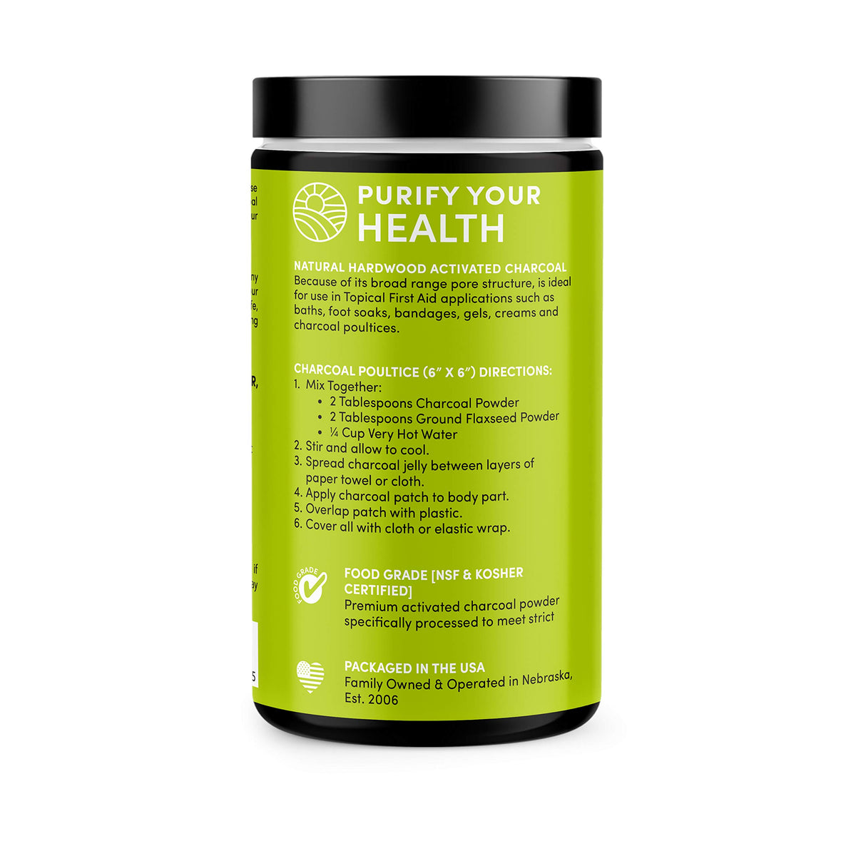 Charcoal House Hardwood Activated Charcoal Powder - 10oz - image 2