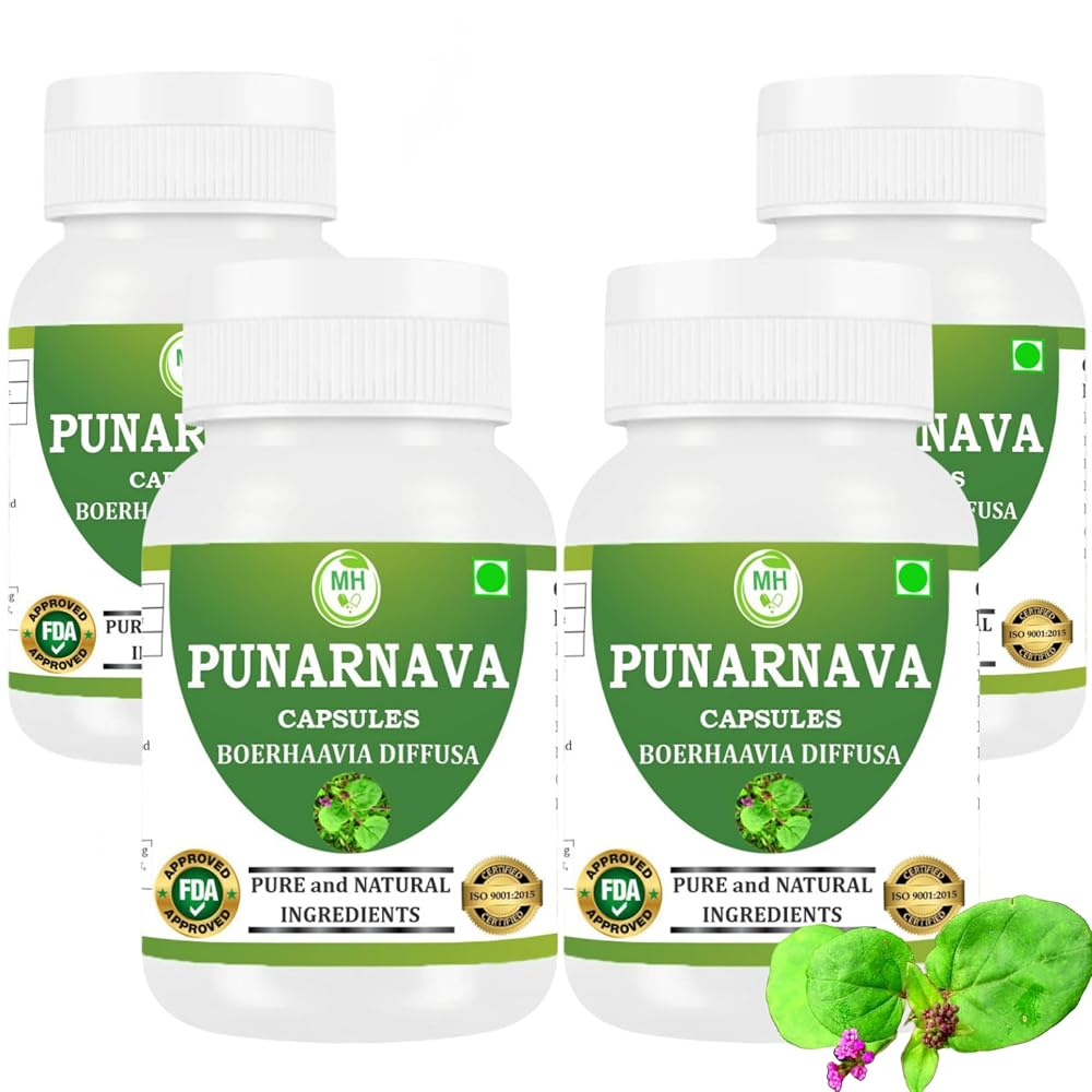 Morsan Healthcare Punarnava Capsules 500mg - 240 Vegetarian Capsules
