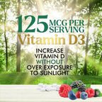 Nature's Nutrition Vitamin D3 5000 IU - Extra Strength Vitamin D
