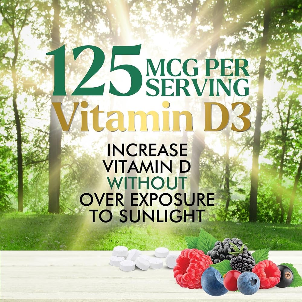 Nature's Nutrition Vitamin D3 5000 IU - Extra Strength Vitamin D