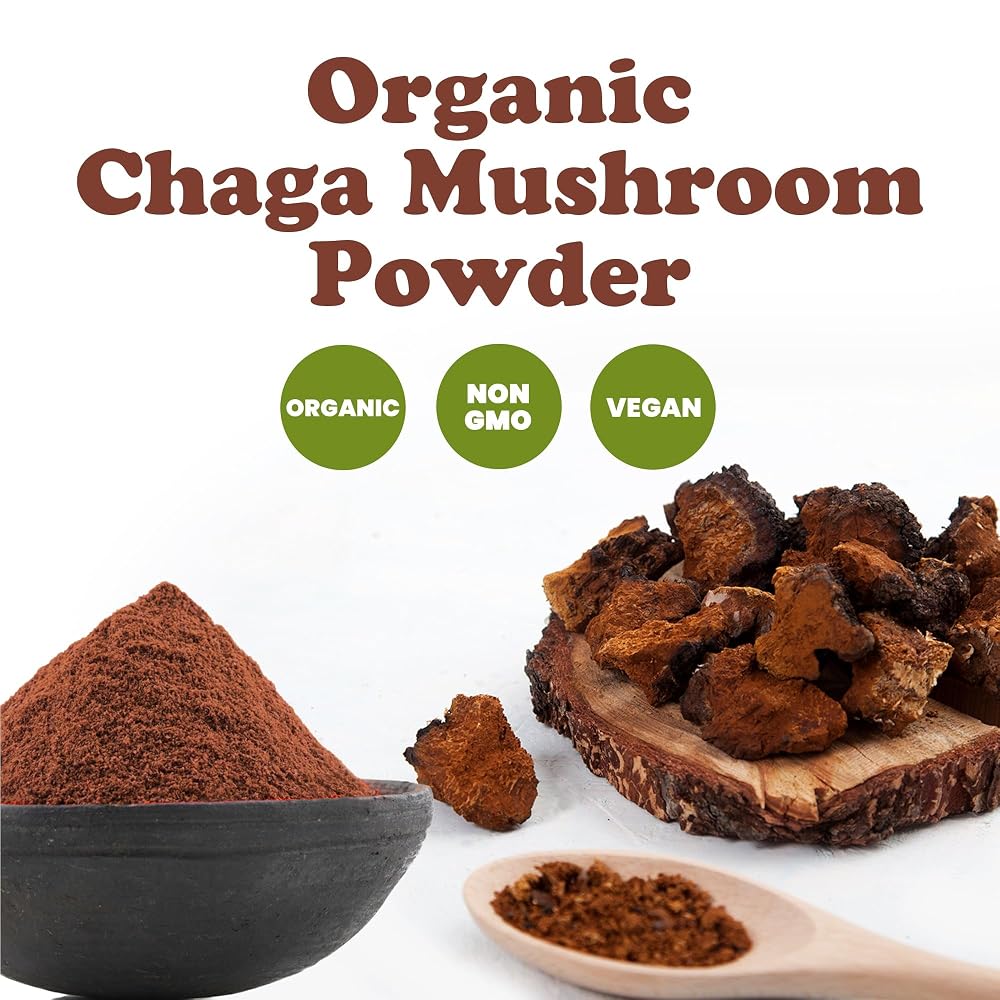 Food to Live Organic Chaga Mushroom Powder, X Pounds