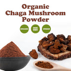 Food to Live Organic Chaga Mushroom Powder, X Pounds