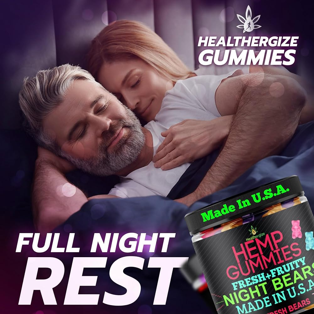 Healthergize Hemp Gummies for Sleep - 90 Gummies - image 4