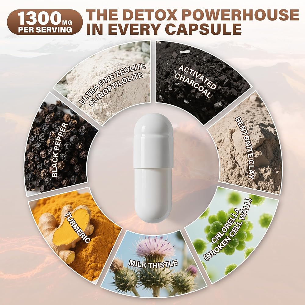 SUPRANOURISH Zeolite Detox Capsules Multi-Active Formula - 60 Capsules - image 3