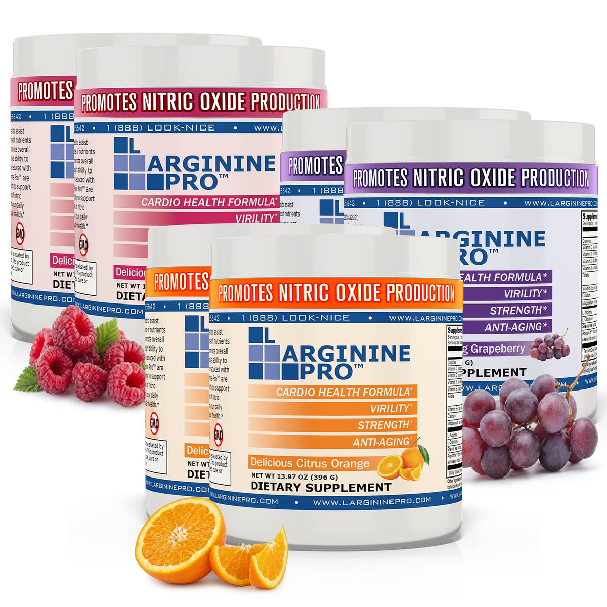 L-Arginine Pro Powder Drink Mix 5500mg - 30 Servings