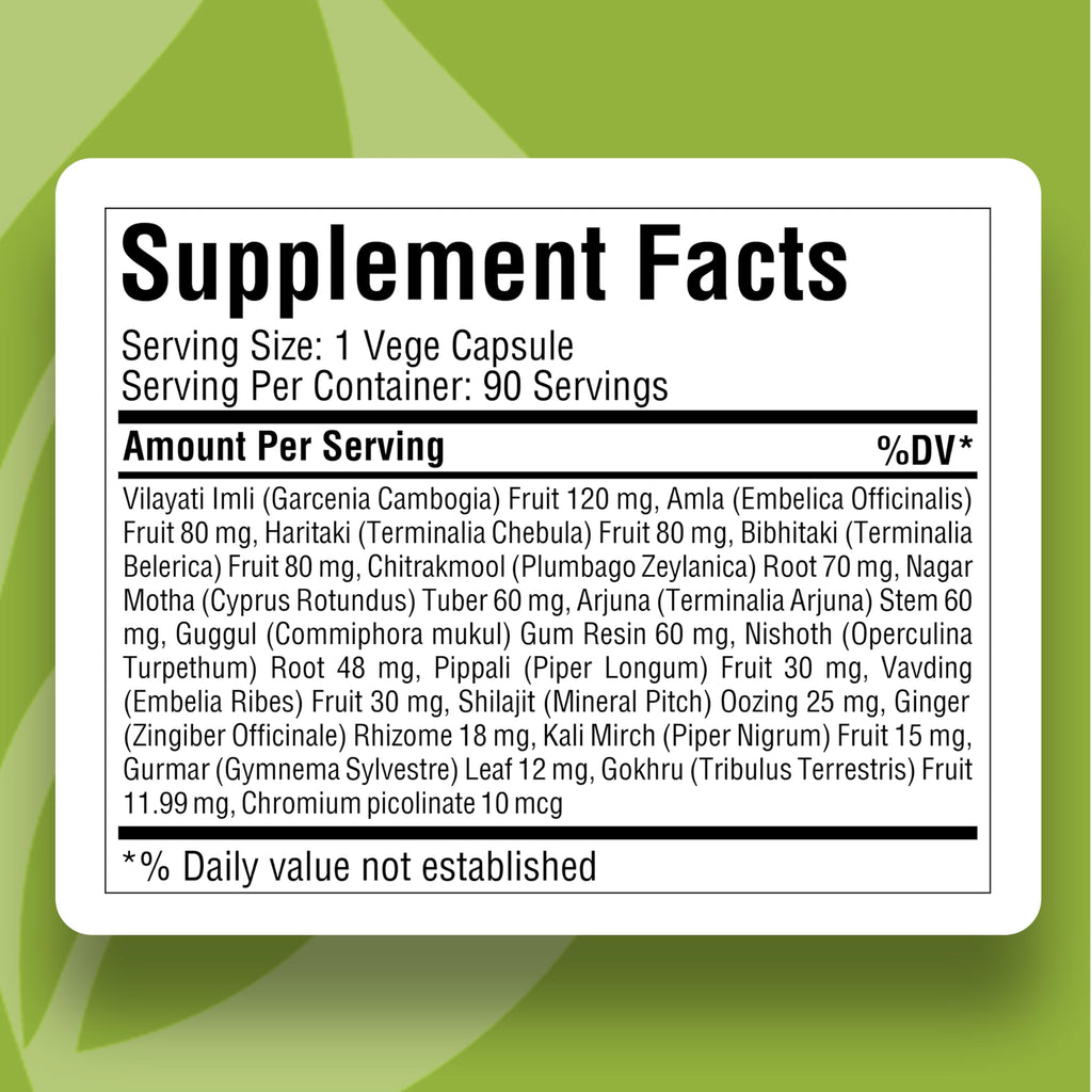 Herbsforever Reslim Ayurvedic Herbal Supplement Capsules - image 3