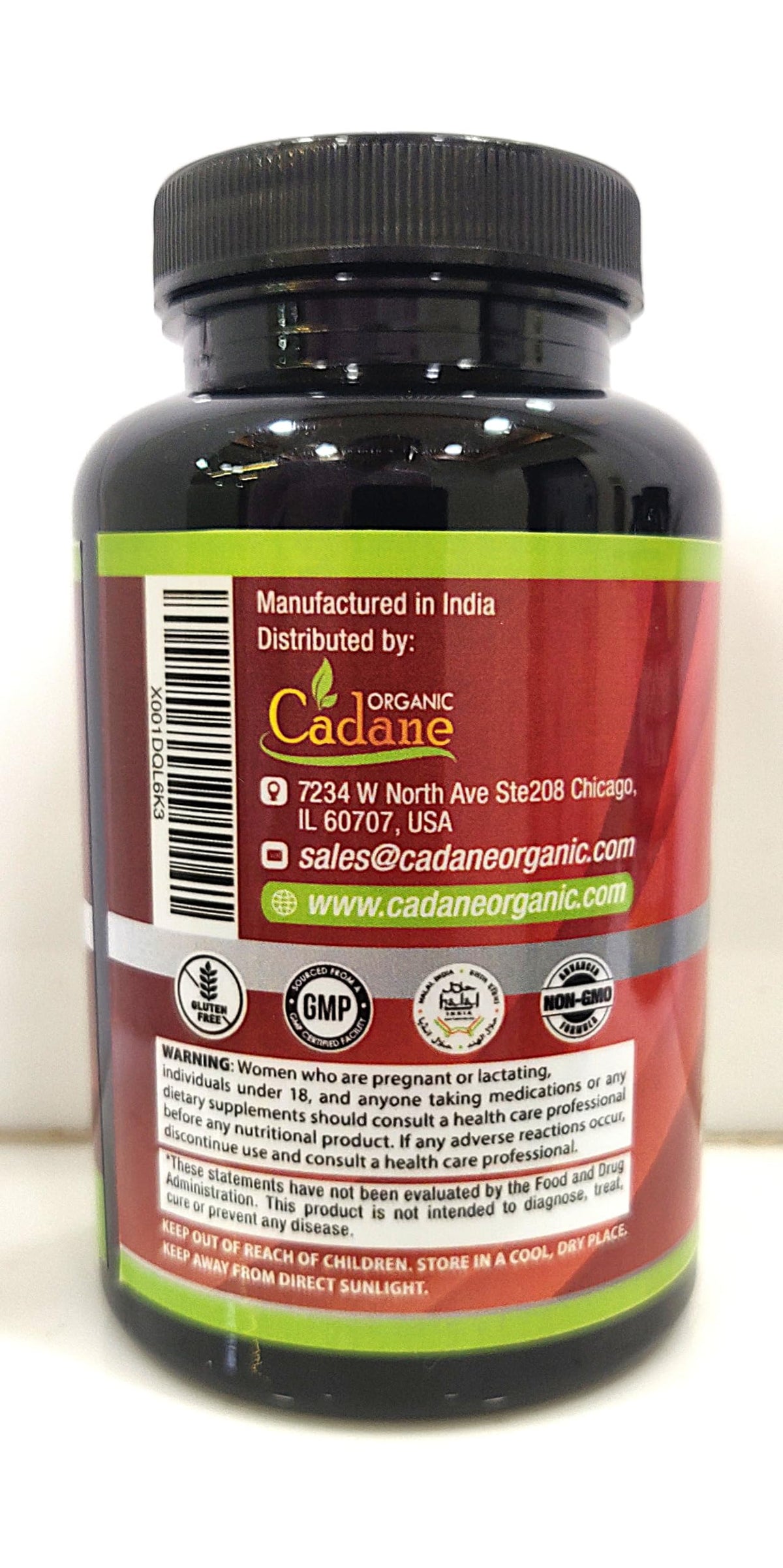 Organic Cadane Citrus Bergamot Extract Immune Support - 60 Capsules - image 3