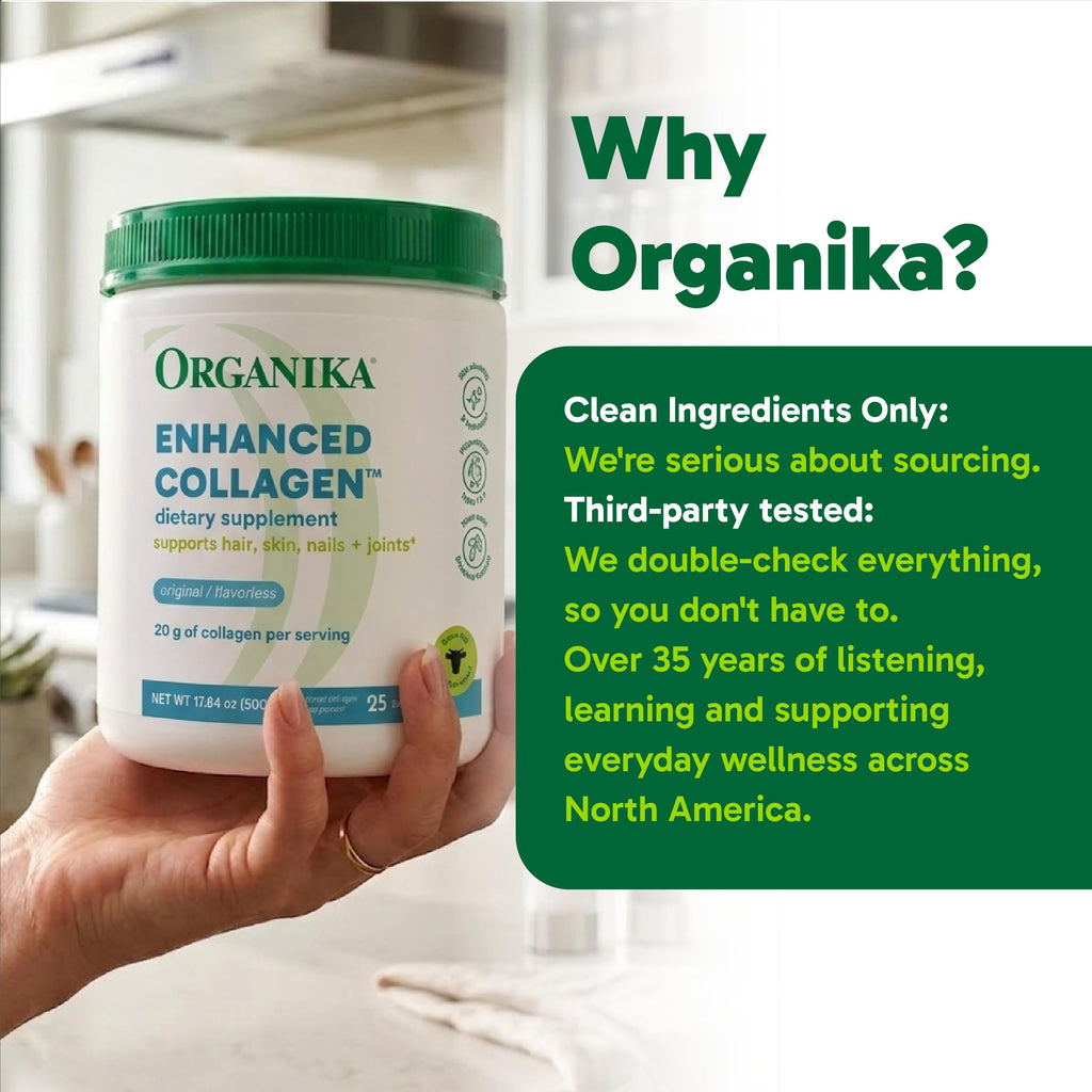 Organika Enhanced Hydrolyzed Collagen Peptides Powder