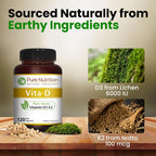 Pure Nutrition Vitamin D3 K2 Supplement - 120 Tablets - image 4