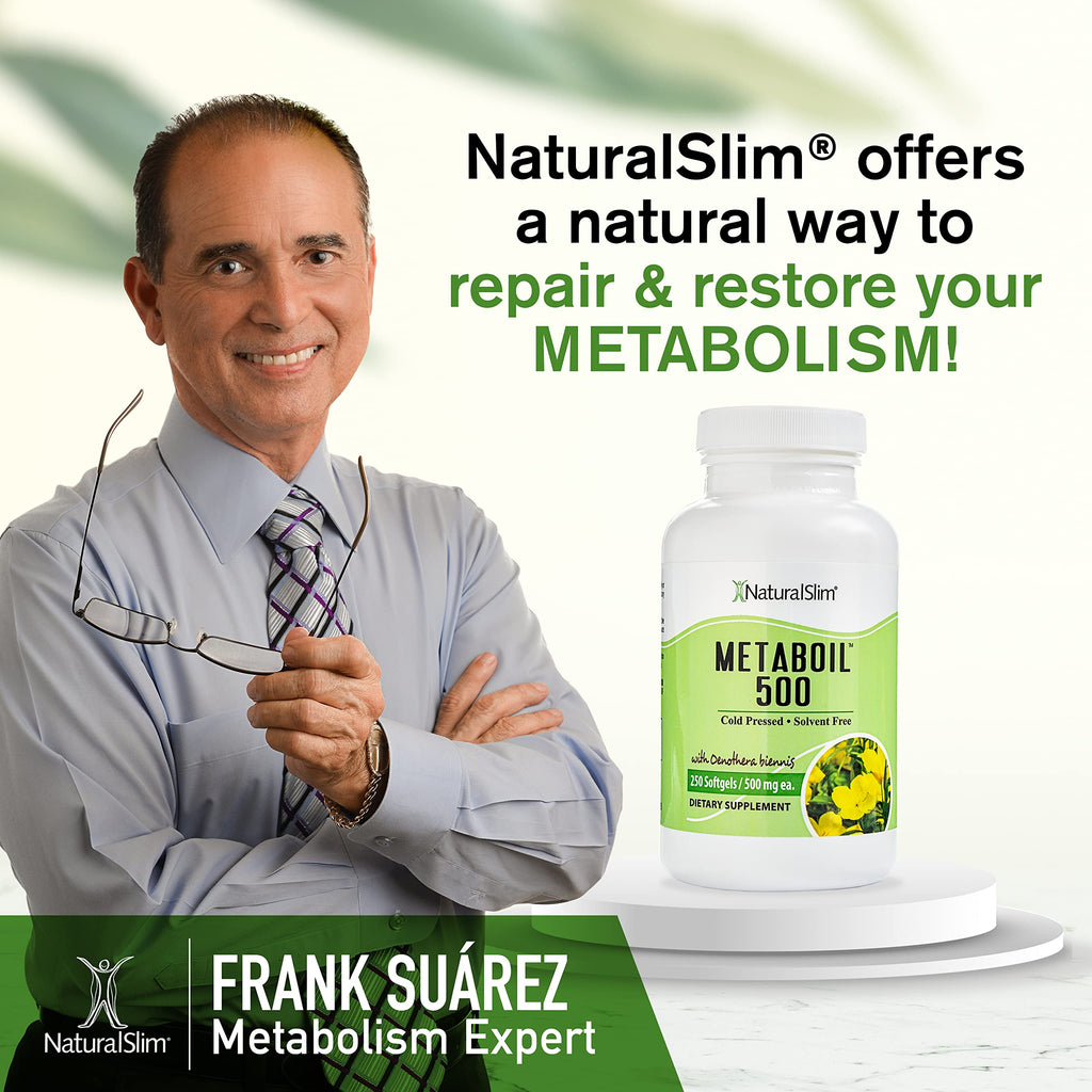NaturalSlim Metaboil Evening Primrose Oil GLA - 270 Softgels - image 7