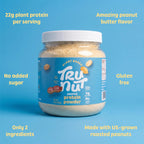Tru-Nut Peanut Protein Powder 22g Plant Protein - 24oz Jar - image 5