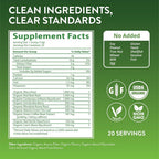 MRM Nutrition Organic Pre-Workout Powder Island Fusion - 20 Servings - image 2