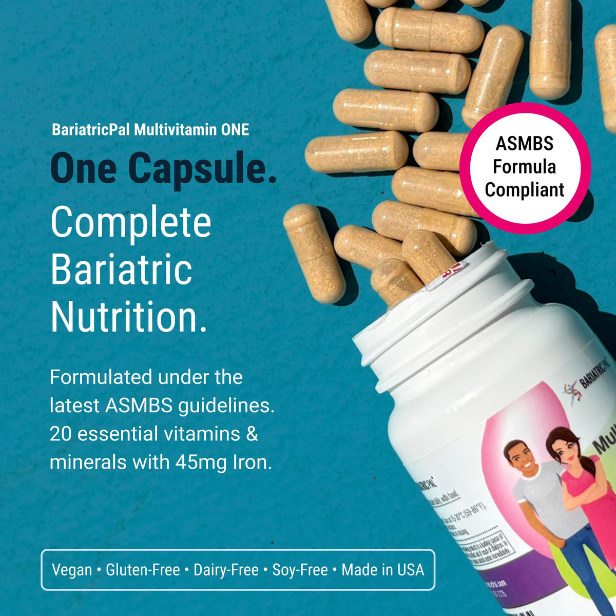 BariatricPal Multivitamin ONE 1 per Day! Bariatric Multivitamin