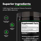 Prime Labs Tribulus Terrestris for Men 1300 mg - 120 Capsules - image 7