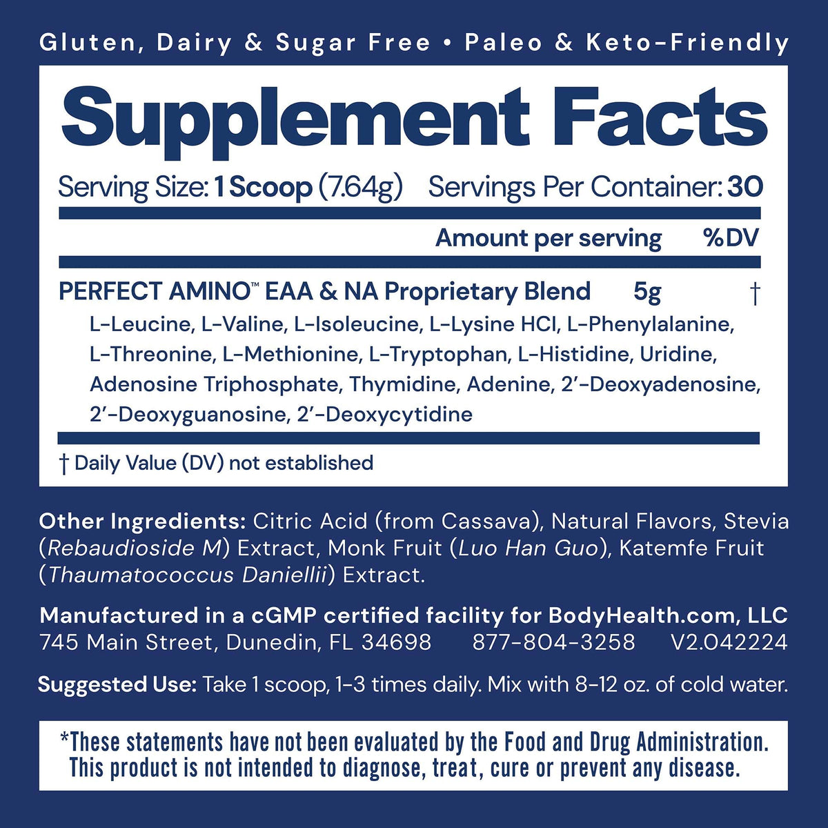 BodyHealth PerfectAmino XP Mixed Supplement