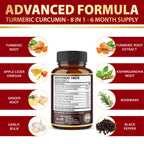 Zolotus Turmeric Apple Supplement - 2Pack 90 180 Capsules