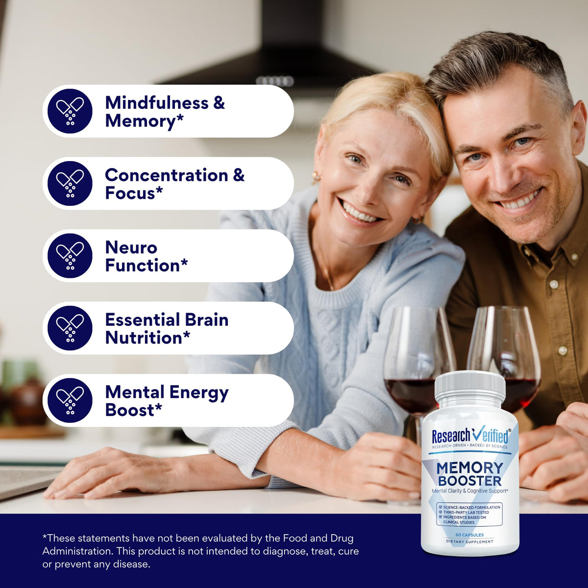 Research Verified Memory Support - 60 Capsules