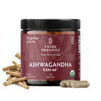 TRIBE ORGANICS Ashwagandha KSM-66 Organic Stress Support - 120 Capsules