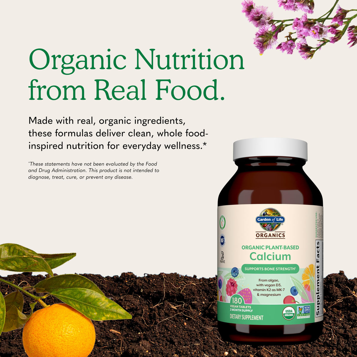 Garden of Life Organics Plant Calcium