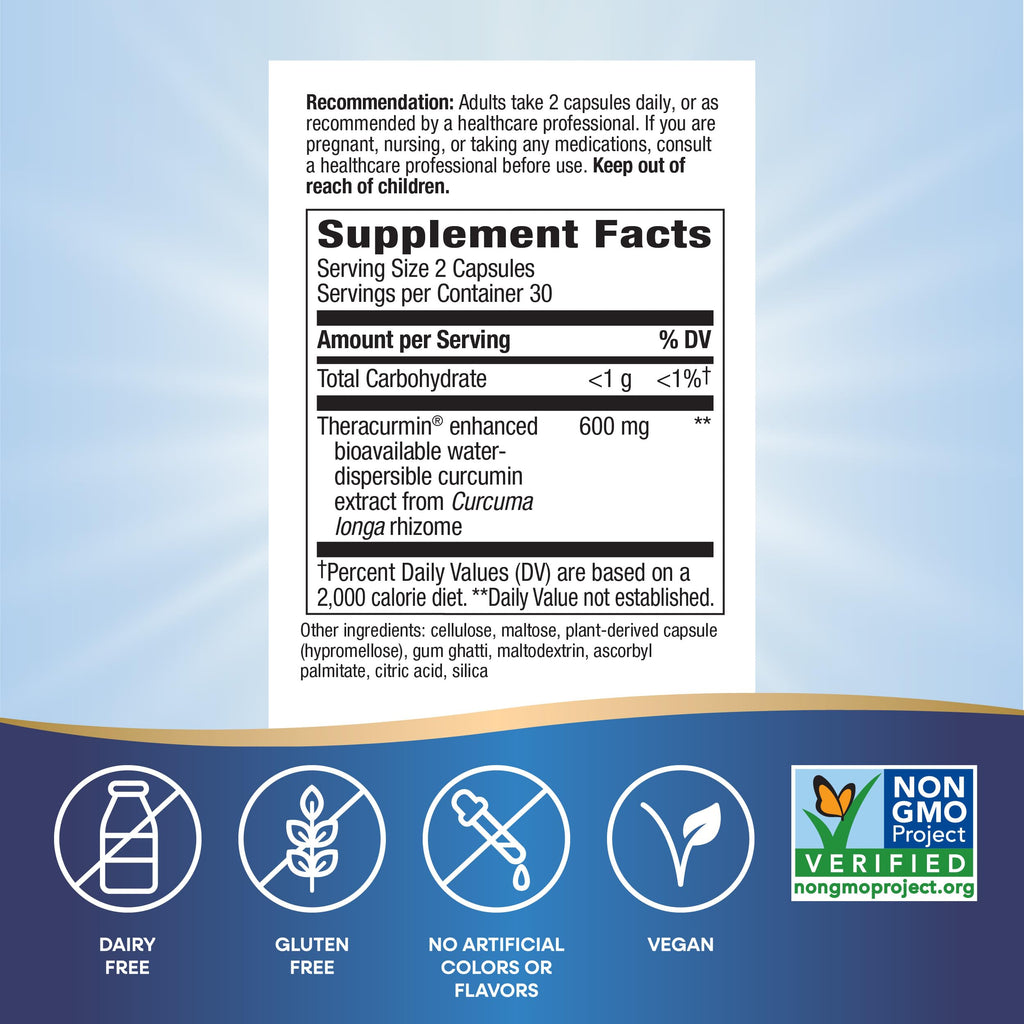 Nature's Way Curica Turmeric Bioavailable Curcumin 600 mg - 60 Capsules - image 4
