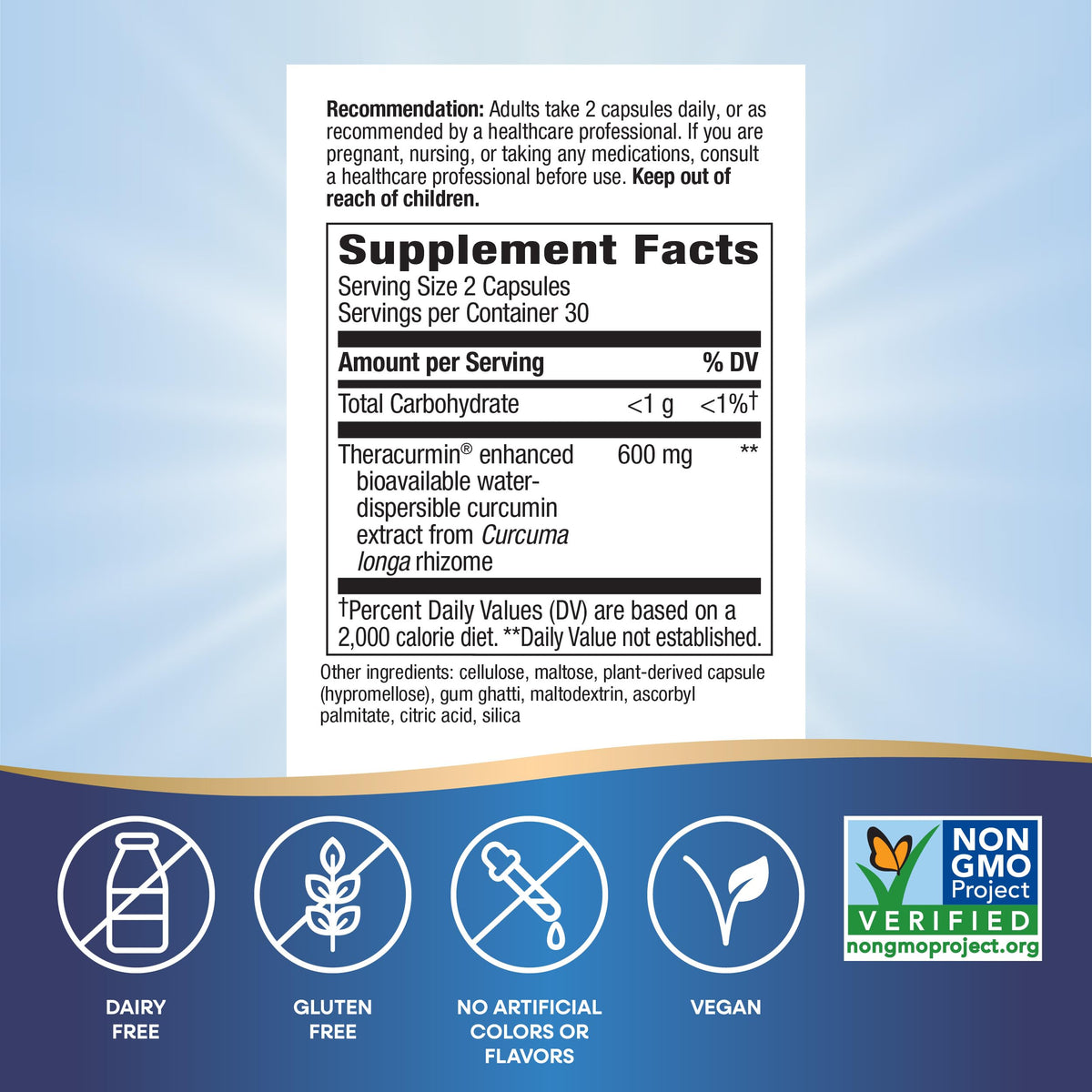 Nature's Way Curica Turmeric Bioavailable Curcumin 600 mg - 60 Capsules - image 4