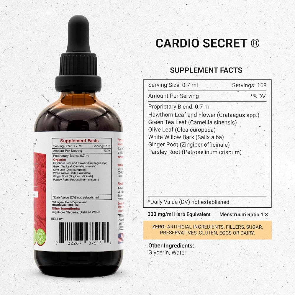 Secrets of the Tribe Cardio Secret Alcohol-Free Extract - image 8