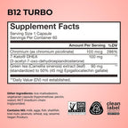 HUM B12 Turbo High Potency Vitamin B12 Daily Energy Support - 30 Tablets - image 5
