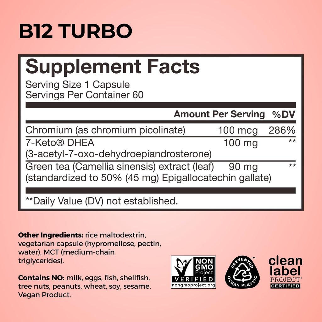 HUM B12 Turbo High Potency Vitamin B12 Daily Energy Support - 30 Tablets - image 5