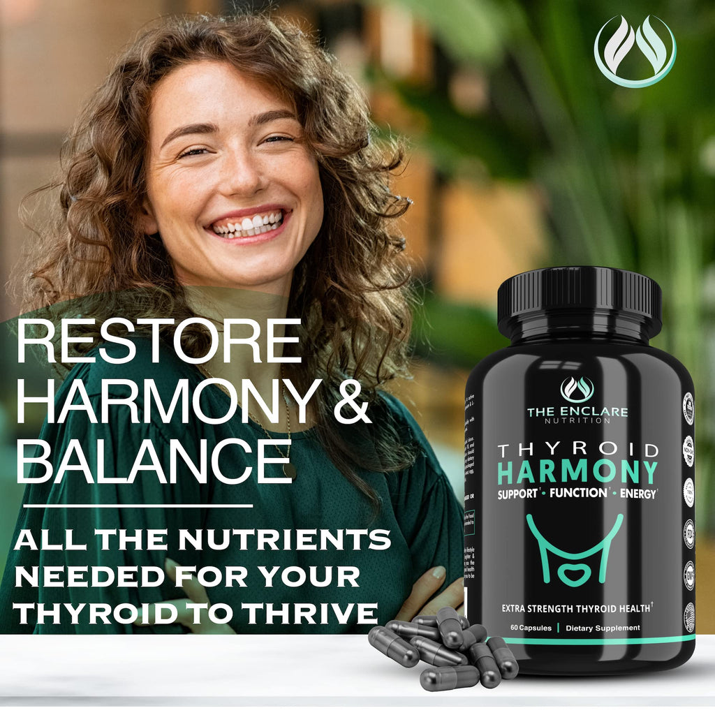 THE ENCLARE NUTRITION Thyroid Support Supplement with Iodine - 60 Capsules - image 2