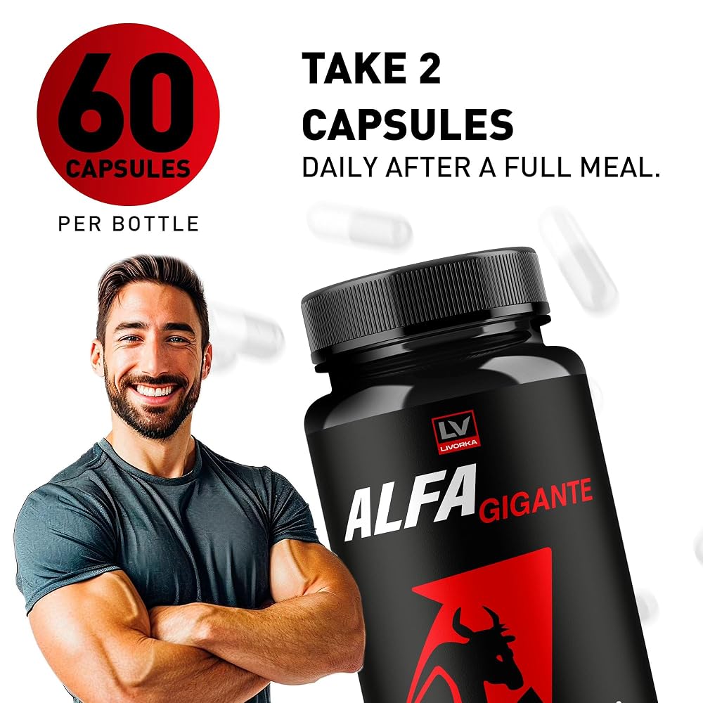 LIVORKA Alfa Gigante All Natural Herbal Supplement - 60 Capsules - image 4