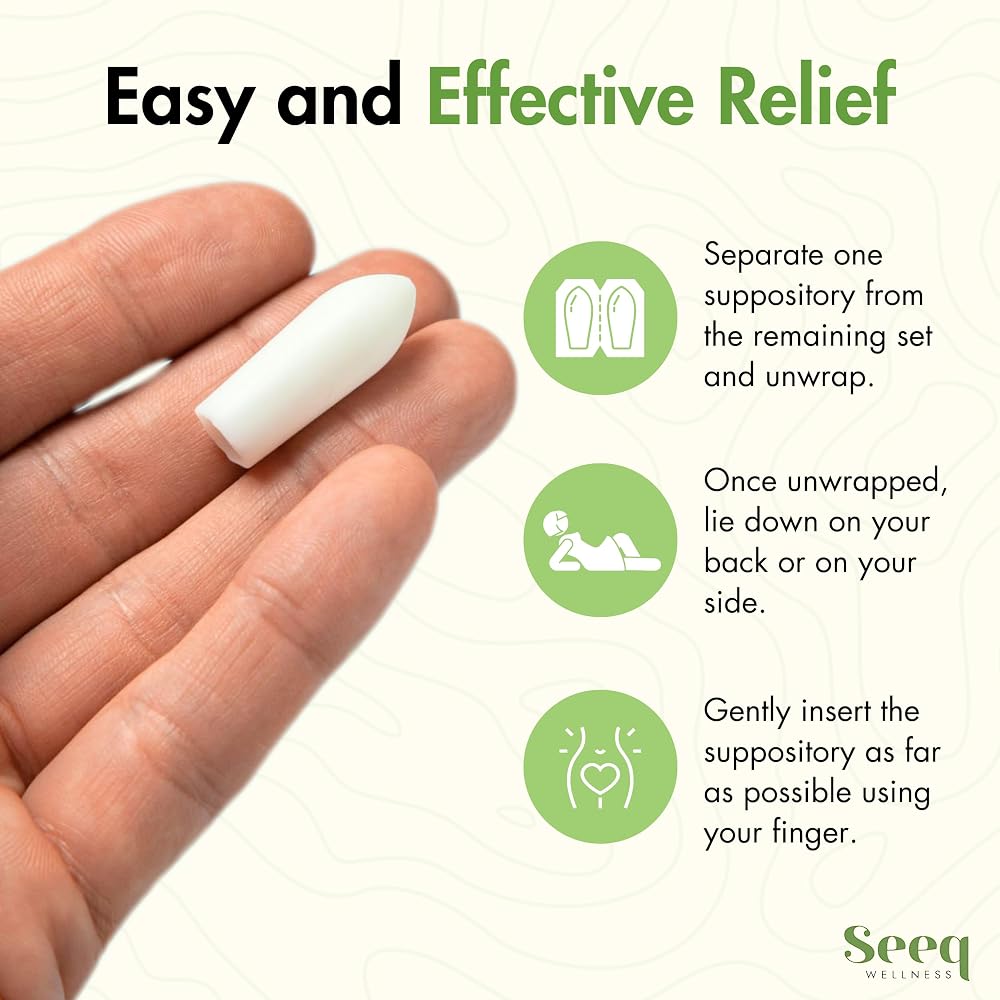 Seeq Wellness Vitamin E Suppositories for Vaginal Dryness - 24 Count - image 4