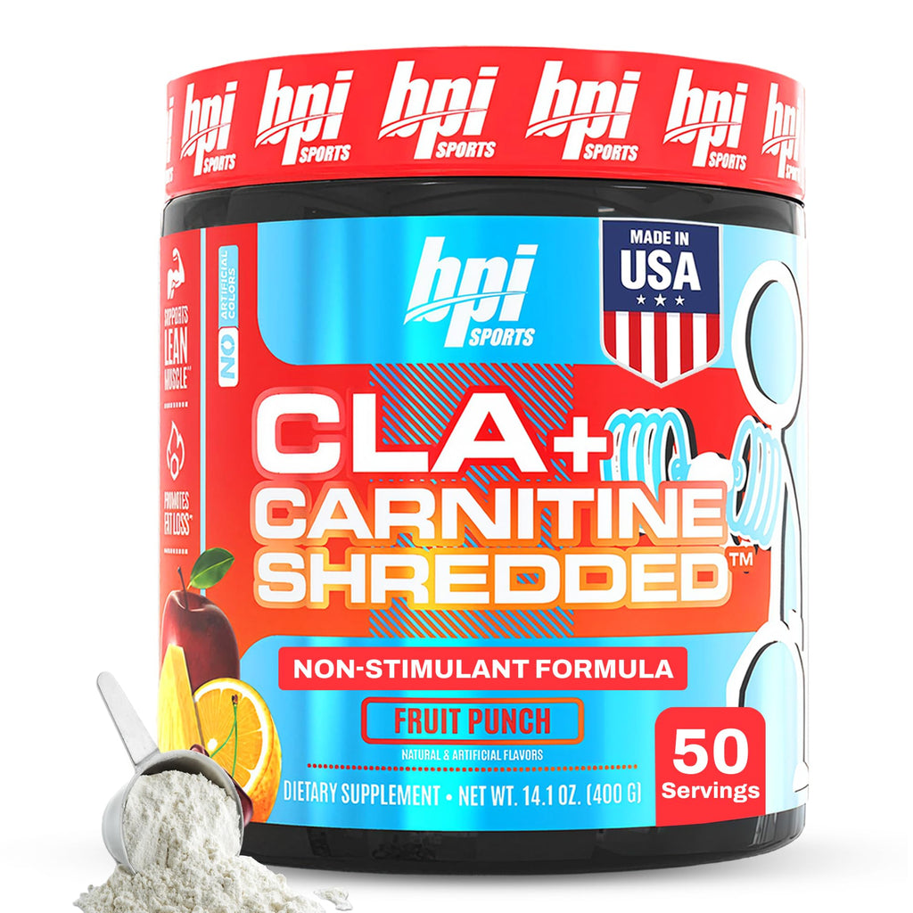 BPI Sports CLA + Carnitine Shredded Supports Lean Muscle & Promotes