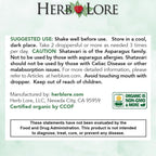 Herb Lore Organic Shatavari Root Extract Tincture - Liquid Shatavari