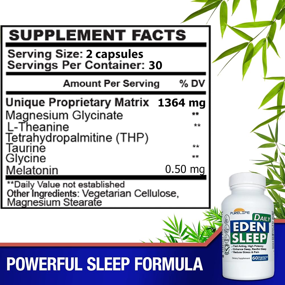 PureLife Supplements - Eden Daily Sleep [NEW Formula] - image 4