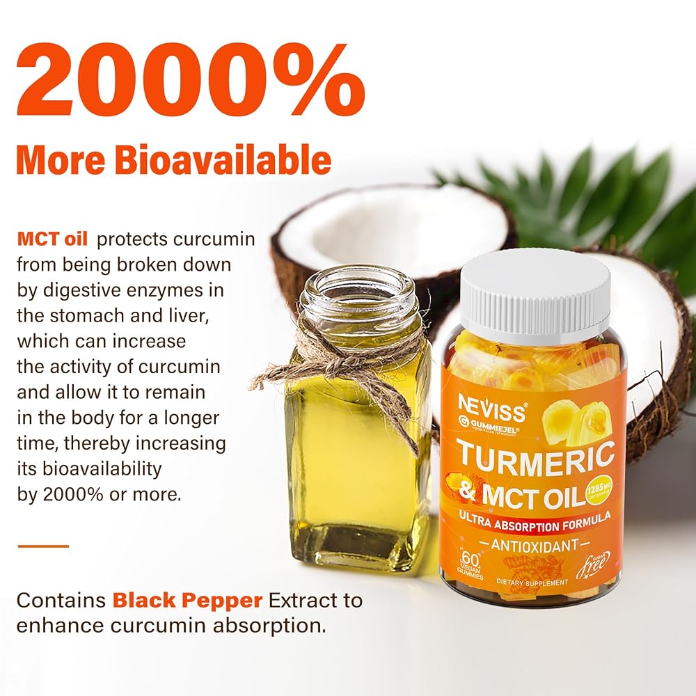 NEVISS Turmeric Curcumin Supplement