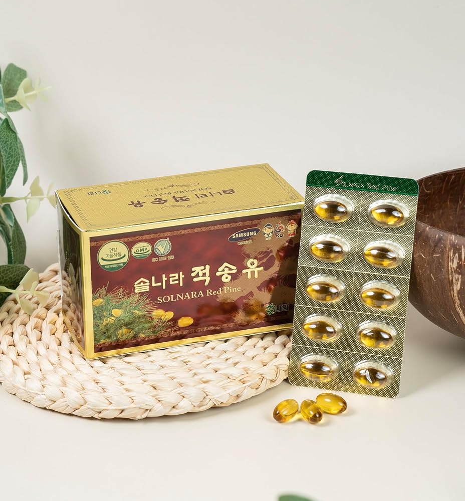 HELLO KFOOD SOLNARA Pine Needle Oil (60 Capsules / 1Box) - Wild