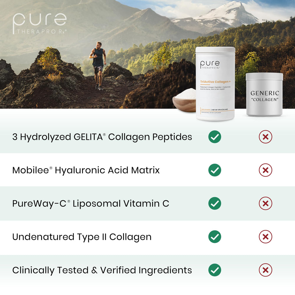 Pure Therapro Rx TriActive Collagen Powder for Hair, Skin & Nails - 30 Servings - image 3