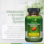 Irwin Naturals Testosterone-Extra Fat Burner - 60 Softgels - image 5
